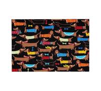 Rompecabezas de 300 Piezas con la Frase Amo a mi Perro Salchicha para Adultos. Rompecabezas de Madera para Adultos Mayores.