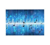 Rompecabezas de 300 Piezas con Notas Musicales y Claves para Adultos. Rompecabezas de Madera para Adultos Mayores.