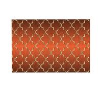 Rompecabezas de 300 Piezas de cuatrifolio Dorado sobre Naranja Quemado para Adultos. Rompecabezas de Madera para Adultos Mayores.