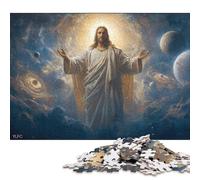 Rompecabezas de 300 Piezas de la Figura Radiante del Cosmos divino para Adultos, Juguetes educativos de Aprendizaje, 300 Piezas (40 x 28 cm)