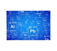 Rompecabezas de 300 Piezas de la Tabla periódica de Elementos Divertidos para Profesores de Ciencias para Adultos. Rompecabezas de Madera para Adultos Mayores.