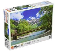 Rompecabezas de 300 piezas de puente Kappa y corriente transparente - Nagano (26 x 38 cm)