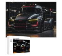 Rompecabezas de 300 piezas para adultos, adolescentes, futuros camiones de carreras, rompecabezas para adultos, juego práctico, corte de precisión, interacción entre padres e hijos, 300 piezas