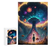 Rompecabezas de 300 piezas para adultos Magical Forest Portal Puzzle para Adultos Juguete Decoración de Pared Pero Divertido Y Humorístico Desafiante Para Resolver 300 PCS