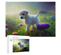 Rompecabezas de 300 piezas para adultos, regalos de campo de flores, aventuras de cachorros, rompecabezas de exploración de cachorros, juegos de relajación, regalo de cumpleaños, regalos, 300 piezas