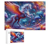 Rompecabezas de 300 piezas para adultos, regalos mágicos de unicornio, fantasía, obras de arte, juegos de relajación, Staycation, Kill Time, regalo de cumpleaños, regalos, 300 piezas