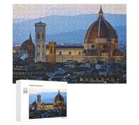 Rompecabezas de 300 piezas para adultos, rompecabezas panorámico de la catedral de Florencia para adultos, juegos familiares, regalos para mujeres, interacción entre padres e hijos, 300 piezas