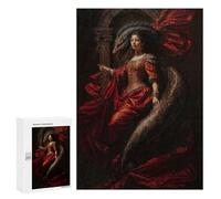 Rompecabezas de 300 piezas para adultos y adolescentes, reina de la medianoche diosa lilith puzzles para adolescentes, juego familiar, vacaciones en casa, pasatiempo, interacción entre padres e hijos