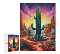Rompecabezas de 500 PCS para adolescentes Desert Sunset Fantasy Puzzles para adolescentes: Juegos de Relajación, Regalos Divertidos Y Humorísticos Para Reducir El Estrés 500 PCS