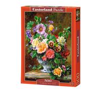 Rompecabezas de 500 piezas CASTORLAND Flores en un jarr n Flor y plano