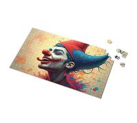 Rompecabezas de 500 piezas colorido arte de payaso: un retrato vívido rompecabezas de 500 piezas para adultos (300 piezas)