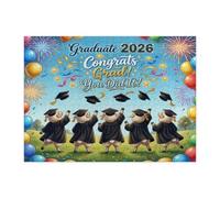 Rompecabezas de 500 piezas con diseño de ovejas de graduación de felicitaciones para adultos, rompecabezas impresos de madera para celebración, graduación, clase de 2026, decoración de patrón para