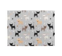 Rompecabezas de 500 Piezas de Chihuahua Paws and Bones para Adultos. Rompecabezas de Madera para Adultos Mayores.