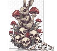 Rompecabezas de 500 Piezas de Conejo para Adultos y Adolescentes, Ideal para el Aprendizaje y la educación (52 x 38 cm).