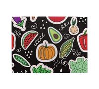 Rompecabezas de 500 Piezas de Frutas y Verduras de Dibujos Animados para Adultos Mayores.