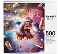 Aleatorio Galaxy Pizza Gato 500 Piezas Puzle Rompecabezas