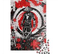 Rompecabezas de 500 Piezas de Guerreros samuráis para Adultos, Adolescentes y Rompecabezas de Madera. Juegos Familiares 500 Piezas (52x38cm).