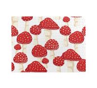 Rompecabezas de 500 Piezas de Hongos Rojos amanita muscaria para Adultos Mayores.