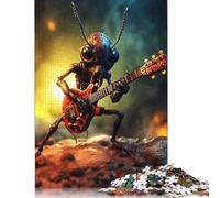 Rompecabezas de 500 Piezas de Hormiga Guitarrista para Adultos, Juguetes educativos, Juegos Familiares, Regalos de cumpleaños, 500 Piezas (52 x 38 cm)