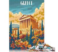 Rompecabezas de 500 Piezas de la Antigua Grecia para Adultos y Adolescentes (a Partir de 12 años), 52 x 38 cm.