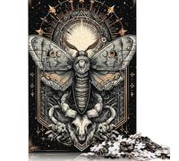 Rompecabezas de 500 Piezas de la Polilla Encantada, Ideal para Adultos, con diseño de fantasía, Juego desafiante y difícil (52 x 38 cm)