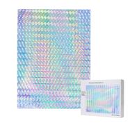 Rompecabezas de 500 Piezas de Madera, Juguete Familiar para Adultos y Adolescentes,Holograma de Colores del Arco Iris Colorido holográfico