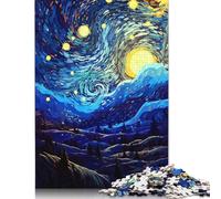 Rompecabezas de 500 Piezas de Noche Estrellada Mágica para Adultos | Rompecabezas sostenible para Adultos | Juegos (52 x 38 cm)