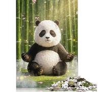 Rompecabezas de 500 Piezas de Panda en la Paz para Meditación, para Adultos y Adolescentes (a Partir de 12 años), 52 x 38 cm.