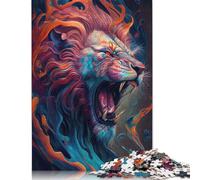Rompecabezas de 500 piezas de The Roaring Lion para adultos y adolescentes, rompecabezas para relajarse, 500 piezas (52 x 38 cm)