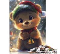 Rompecabezas de 500 Piezas de un Adorable Osito de Peluche para Adultos y Adolescentes. Regalos de Nochebuena. 500 Piezas (52 x 38 cm).