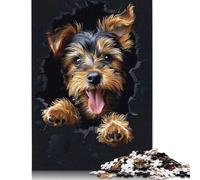 Rompecabezas de 500 Piezas de Welsh Terrier para Adultos, Rompecabezas de Madera, Juego Educativo para niños, 52 x 38 cm.