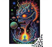 Rompecabezas de 500 Piezas, diseño multidimensional, Cuadrado, para Adultos, de Madera, decoración para el hogar (52 x 38 cm).