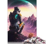 Rompecabezas de 500 Piezas Disfruta del Planeta para Adultos, Rompecabezas de Madera, Juguetes de Entretenimiento Familiar, 52 x 38 cm