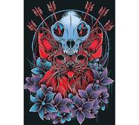 Rompecabezas de 500 Piezas en Papel Duradero Anti-Polvo con Póster Guía a Todo Color Múltiples Temas Diversión Familiar Decoración del Hogar (52×38cm)