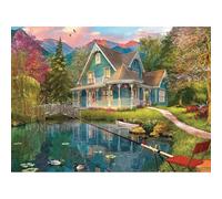 Rompecabezas de 500 Piezas en Papel Duradero Anti-Polvo con Póster Guía a Todo Color Múltiples Temas Diversión Familiar Decoración del Hogar (52×38cm)