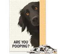 Rompecabezas de 500 Piezas ¿Estás Haciendo Caca? para Adultos y Adolescentes. Rompecabezas de Madera para Adultos. Diversión en Familia y Noches de Juegos. 500 Piezas (52 x 38 cm).