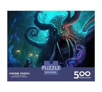 Rompecabezas de 500 Piezas Kings of The Sea, Rompecabezas creativos Cuadrados de Madera para Adultos, 52 x 38 cm