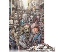 Rompecabezas de 500 Piezas Mirada de los Muertos vivientes para Adultos. Rompecabezas de Madera. Un Reto para completar, Pero Divertido y humorístico. 500 Piezas (52 x 38 cm).