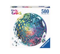 Rompecabezas de 500 piezas Océano, Círculo de Colores, Rompecabezas para Adultos, a partir de 12 años, 17170, Ravensburger