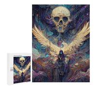 Rompecabezas de 500 piezas para adolescentes, calavera, pintura de ángel, rompecabezas para adultos, juego familiar, análisis y lógica, alivio del estrés, regalos, 500 unidades