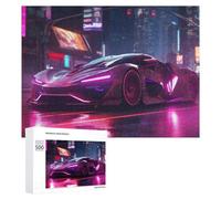 Rompecabezas de 500 piezas para adolescentes, futuristas, para adultos, juegos familiares, carreras de velocidad de mano para cumpleaños, Navidad, 500 unidades