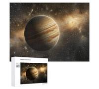 Rompecabezas de 500 piezas para adolescentes, Júpiter, el gigante gaseoso de nuestro sistema solar, juegos relajantes, desafío difícil de completar 500 piezas