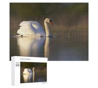 Rompecabezas de 500 piezas para adolescentes, reflejo de cisne, lago, naturaleza, rompecabezas, juguetes de bricolaje, una obra de arte como regalo para toda la familia, 500 piezas