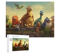 Rompecabezas de 500 piezas para adolescentes, rompecabezas prehistóricos, dinosaurios, aventuras para adultos, juguete para decoración de pared, decoración perfecta desafiante para completar 500