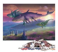 Rompecabezas de 500 piezas para adultos ALIEN WHALES Puzzle para adultos, rompecabezas de madera educativo antiestrés juguete puzzle 500 piezas (52x38 cm)
