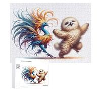 Rompecabezas de 500 piezas para adultos, criaturas de fantasía, rompecabezas de baile para adultos, juguetes de bricolaje, decoración del hogar, difícil y desafiante, 500 piezas