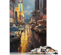 Rompecabezas de 500 Piezas para Adultos, de Sin City, Las Vegas, EE. UU., Cuadrados, de Madera, para Adultos y Adolescentes, decoración del hogar, 52 x 38 cm.