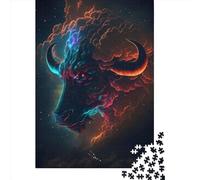 Rompecabezas de 500 Piezas para Adultos, diseño de Nube Estable de Tauro. Rompecabezas de Madera para niños. Juguetes de Entretenimiento Familiar. 500 Piezas (52 x 38 cm).