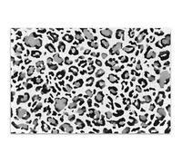 Rompecabezas de 500 piezas para adultos, elefante blanco, negro, gris, leopardo, manchas difíciles, rompecabezas familiar, pintura de arte floral, 20.5 x 14.9 pulgadas