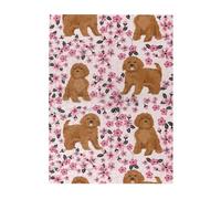 Rompecabezas de 500 Piezas para Adultos, familias, Juego de Rompecabezas para Toda la Familia, Rompecabezas desafiantes,Raza de Perro Ruby Cavoodle Cavapoo Cherry